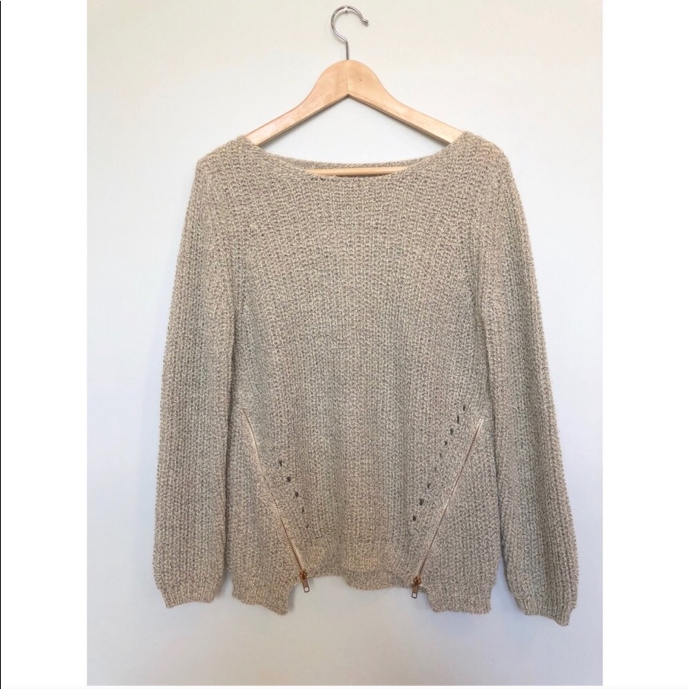 LF side zip sweater